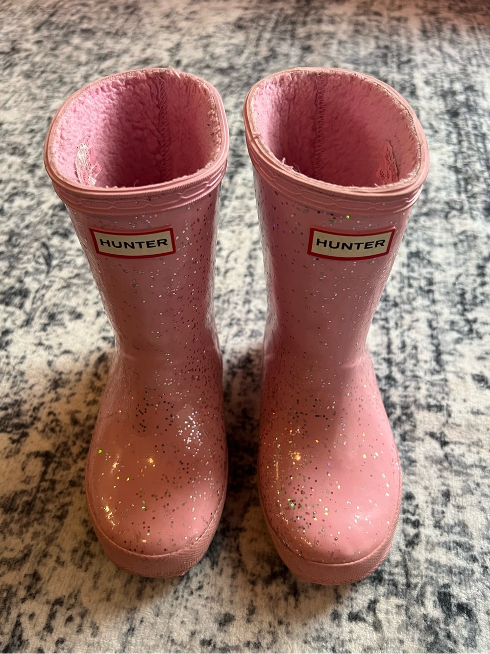 Kids Pink Hunter Rain Boots